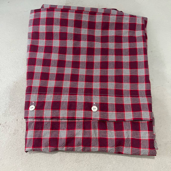 Hill Bedding Hill Red Plaid Duvet Cover Twin Size